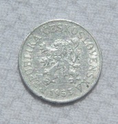 Czechosłowacja II. Republika ČSR 10 halerzy haléřů 1953 KM# 38