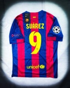 (M) Luis Suarez 2014/15 Barcelona Nowa Koszulka Liga Mistrzów T-shirt Sport