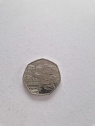 Moneta Wielka Brytania 2018 50 pence Paddington - Buckingham Palace
