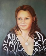 Obraz olejny na podstawie zdjęcia.