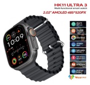 Smartwatch HK11 Ultra3 2,02" Amoled PL czarny 