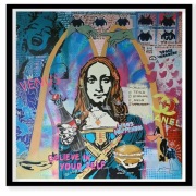 Promocja Pop art LUXURY Salvator mundi zbawiciel świata POPART ultraviolet 