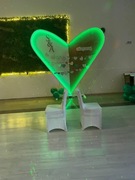 Ścianka LED SERCE płyta HDF