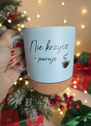 Kubek z pokrywką Nie krzycz Paruję wowbox 330 ml