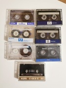 Kasety magnetofonowe Agfa Tdk Sony chrome vintage retro