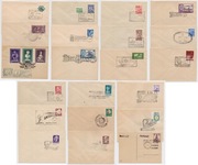 Polska Ludowa i PRL - zestaw stempli okolicznościowych