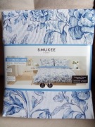 Pościel SMUKEE 220/200+2x70/80 komplet pościeli czysta bawełna 100%  kwiaty
