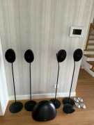 Głośniki KEF E305 5.1 + podstawki/standy czarne Stan Bdb