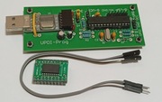 Zestaw UPDI-Prog - programator UPDI AVR 3,3/5V plus ATTINY1616 i przewody