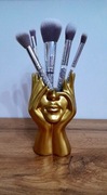 Złoty organizer na pędzle 