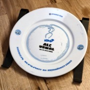 Talerz "Ale Urwał!" upamiętniający kraksę na górce w Szczecinie!