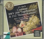 J.S. BACH: CANTATAS BWV 208 "JAGDKANTATE" & 212 "BAUERNKANTATE