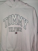 Tommy Hilfiger bluza różowa pudrowa z kapturem 152