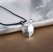 Naszyjnik Magnetyczny dla Par z Serduszkiem