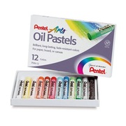 Pastele olejne Pentel 12 kolorów