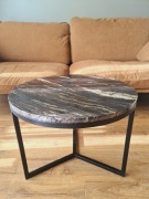 Stolik kawowy 60cm - naturalny kamień granit