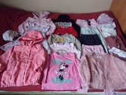 paczka zestaw ciuszki ubranka dziewczynka 92 - 98