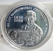 10 zł 2009  180 LAT BANKOWOŚCI CENTRALNEJ  WŁADYSŁAW GRABSKI  Ag 925  UNC