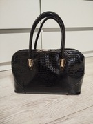 Torebka damska błyszcząca czarna 