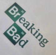 Naklejka Breaking Bad logo serial popkultura Better Caul Saul 7cmx4cm