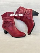 Tamaris skórzane botki damskie rozm.39/40