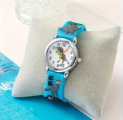 Zegarek chłopięcy dziecięcy dla chłopca chłopięcy dinozaury niebieski