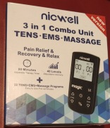 ELEKTROSTYMULATOR MASAŻ MIĘŚNI NERWÓW STYMULACJA ELEKTROTERAPIA TENS EMS