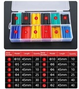 Rurki termokurczliwe 280 szt. różne rozmiary