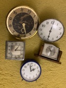 Stare budziki zegary części mechanizmy