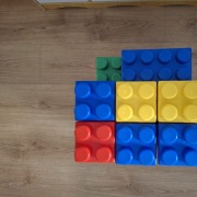 ZESTAW Klocki Budowlane GIGANT XXL 48el