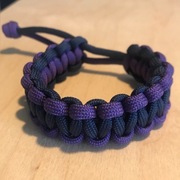 Bransoletka paracord - S/M - regulowane zapięcie 