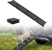 Składana rampa dla psów do samochodów osobowych i SUV-ów 157x43 cm