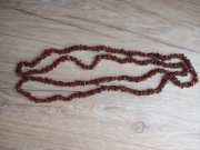 Korale z bursztynu bałtyckiego 180cm