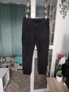 Cropp jeansy joggersy carrot z kieszeniami cargo W30 L32