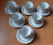 Filiżanka ze spodkiem Chodzież Fason Iwona 12 el.