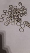 BOJANEK kółka do karnisza 16-19mm 10 szt mosiądz z żabką - agrafką