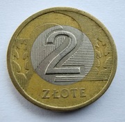2 zł złote 1995 rok - obiegowa