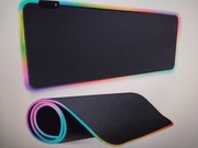 Duża Gamingowa podkładka po mysz na biurko  RGB