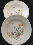 Talerze obiadowe głębokie 4 szt syg. 1937-54 r Kahla prl retro vintage 