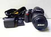 Nikon D3200 Zestaw mały oprzebieg matrycy Sprzęt w bdb stanie!