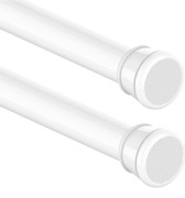 Karnisz teleskopowy 90-160cm bialy 25mm srednicy