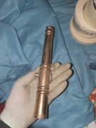 Część instrumentu, starej armatki, lufa na proch, kolekcjonerskie działko