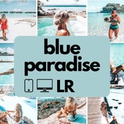 Presety do Adobe Lightroom Na Każde Urządzenie Super Kolory Blue Paradise