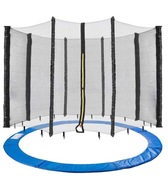 Osłona krawędzi trampoliny i siatka