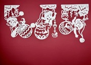 Girlanda Gotowa Dekoracja do zawieszenia na okno Zima Przedszkole