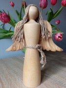 Anioł z drewna, aniołek rzeźba 