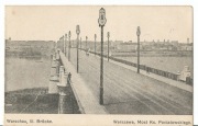 Warszawa Most Księcia Poniatowskiego widok na Pragę Wisła 1915