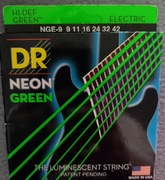 DR Strings NEG -9 Neon Green struny do gitary 