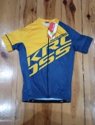 KROSS Rubble koszulka rowerowa r. L żółto-niebieska 