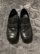 ZARA loafersy skórzane czarne | skóra naturalna | rozmiar 43